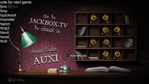 Стрим jackboxgameparty "Jackbox Party Pack 24/7 restream live Voting on twitch"